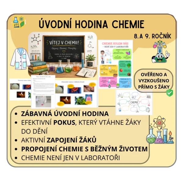 Úvodní hodina chemie 1