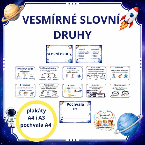 Vesmírné slovní druhy 1