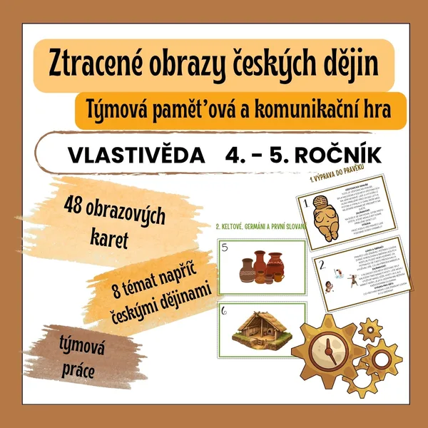 Týmová paměťová hra napříč historií - Ztracené obrazy českých dějin 1