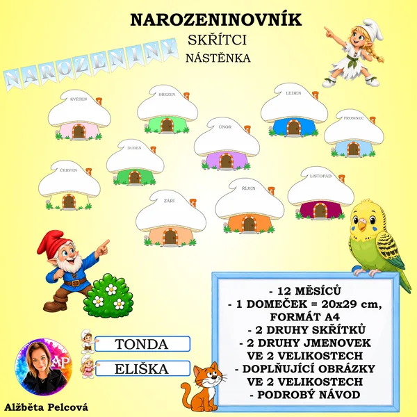 NAROZENINOVNÍK - SKŘÍTCI (nástěnka) 1