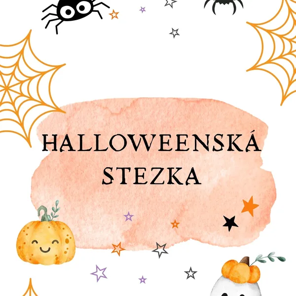 Halloweenská stezka pro děti z MŠ 1