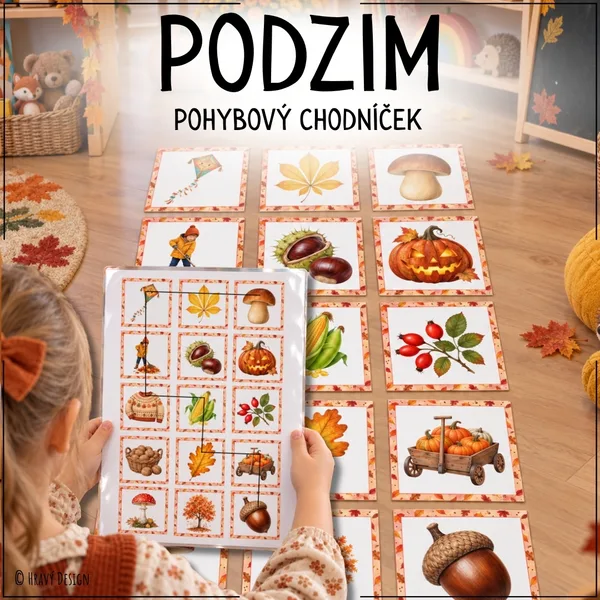 Podzim - pohybový chodníček 1