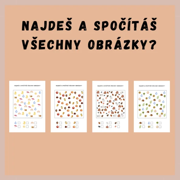 Najdi a spočítej obrázky 1