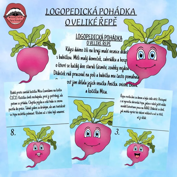 LOGOPEDICKÁ POHÁDKA: O VELIKÉ ŘEPĚ 1