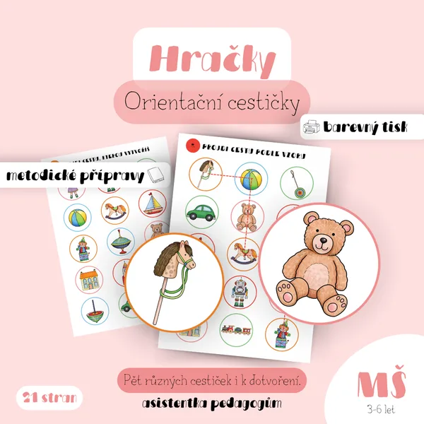 Hračky – Orientační hra – Cestičky/Labyrint 1