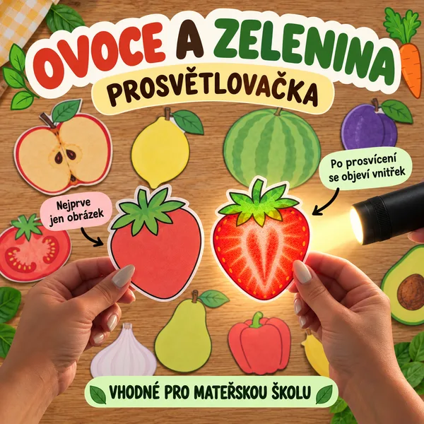 Ovoce a zelenina - prosvětlovačka 1