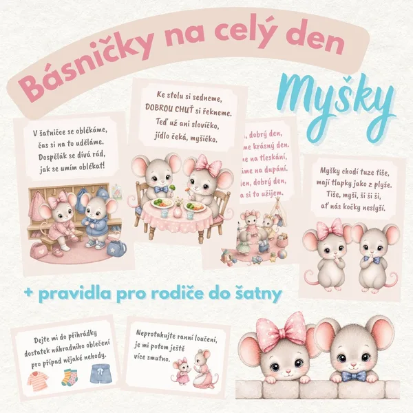 Básničky na celý den - Myšky 1