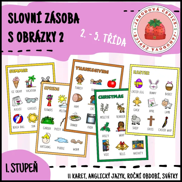 Slovní zásoba s obrázky 2 - anglický jazyk 1