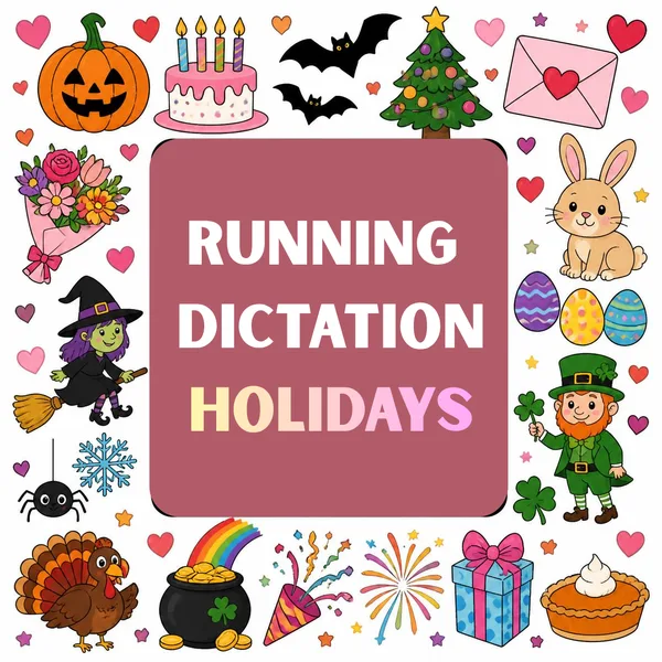RUNNING DICTATION - Holidays 1