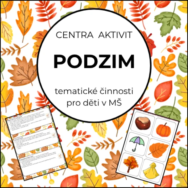 Podzim – centra aktivit do MŠ 1