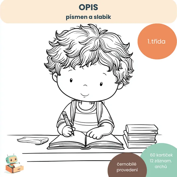 Opis - písmen a slabik. 1