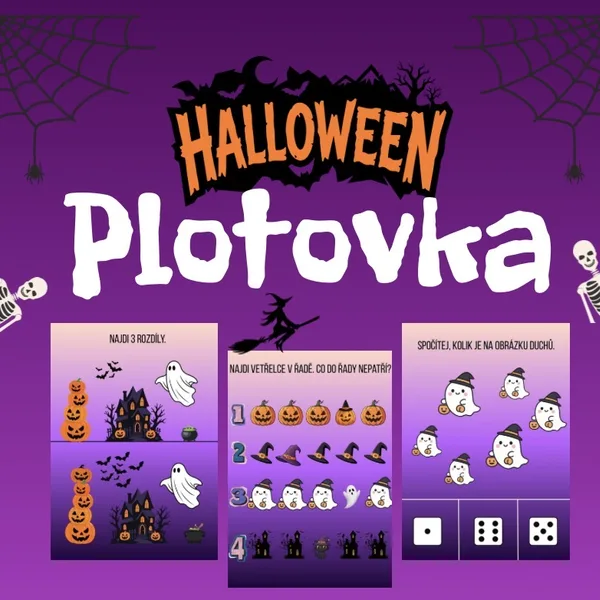 HALLOWEEN plotovka - stanoviště pro děti do MŠ 1