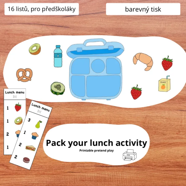 Pack your lunchbox activity 1