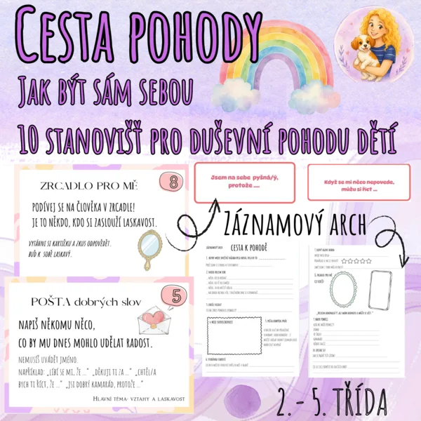 Cesta pohody: Jak být sám sebou – 10 stanovišť pro duševní pohodu dětí 1
