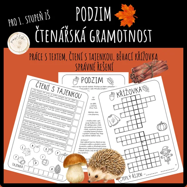 PODZIM - čtenářská gramotnost 1