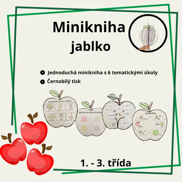 Minikniha - jablko 1