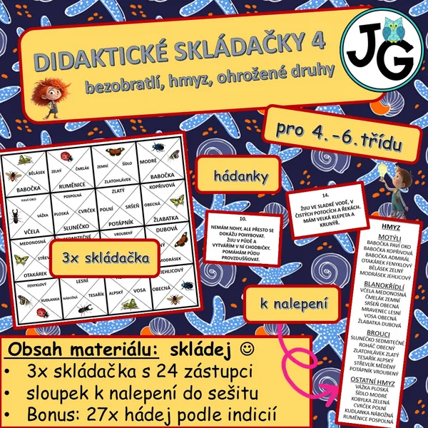 Didaktické skládačky přírodověda 4 1