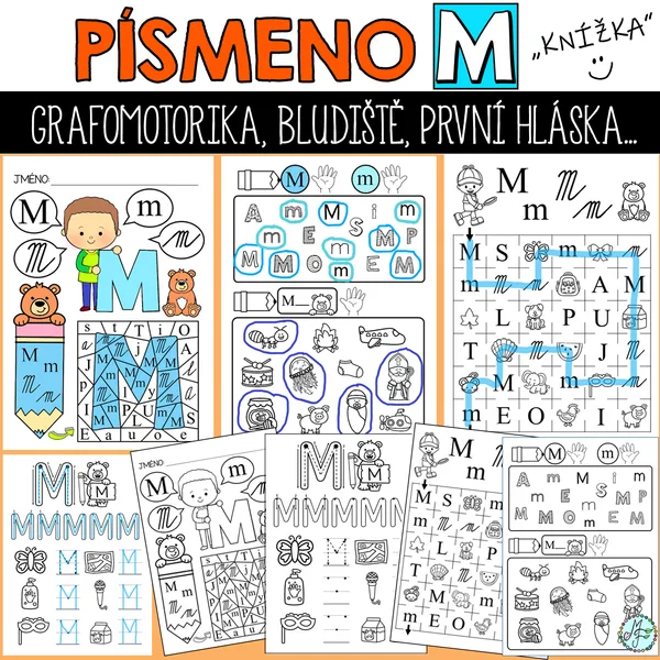 PÍSMENO M (knížka) 1