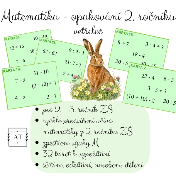 Matematika pro 2. ročník - vetřelec 1