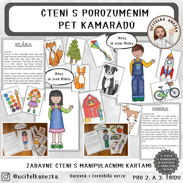 ČTENÍ S POROZUMĚNÍM - PĚT KAMARÁDŮ 1