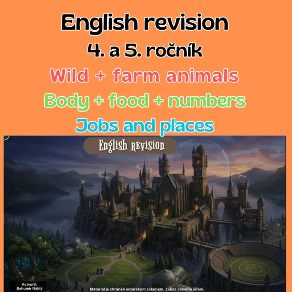 English revision - interaktivní opakování pro 4. a 5. ročník 1