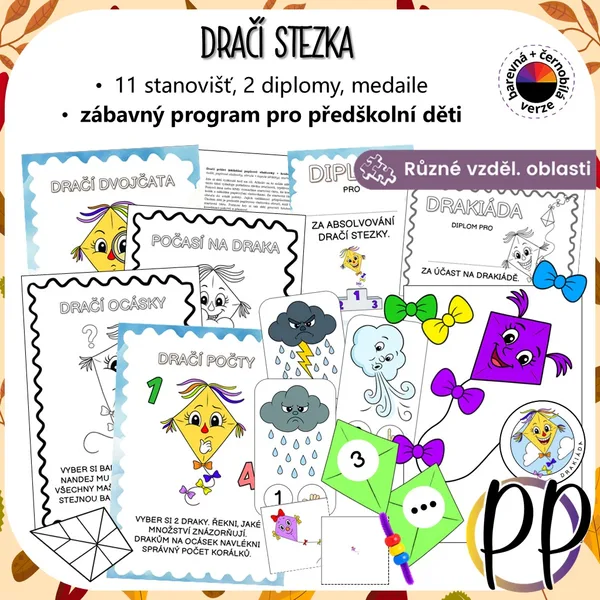 Dračí stezka s úkoly pro děti 1