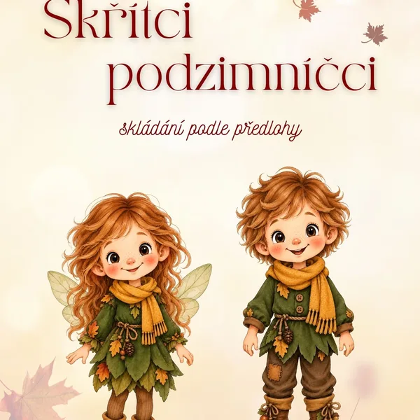 Skřítci podzimníčci - skládání podle předlohy 1