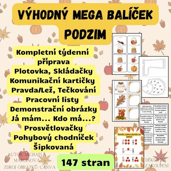 PODZIM - výhodný MEGA balíček 1