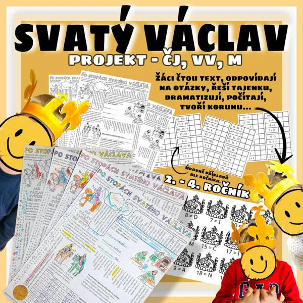 Svatý Václav - projekt, ČJ, M, VV, 2. - 4. ročník 1