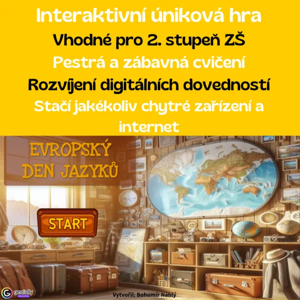 Evropský den jazyků - interaktivní úniková hra 1