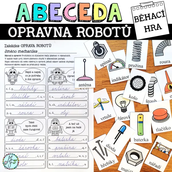 ABECEDA - OPRAVNA ROBOTŮ 1