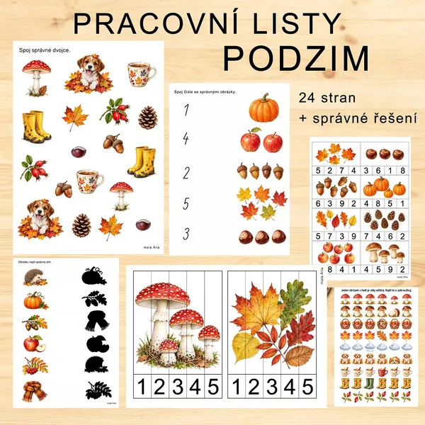 PRACOVNÍ LISTY - PODZIM 1
