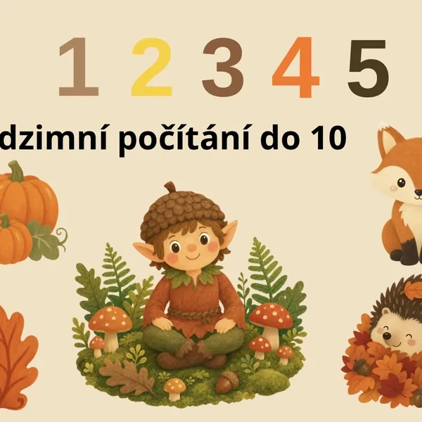 Podzimní počítání 1-10🍁🍄🍂 1