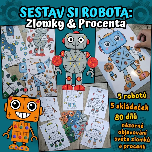 SESTAV SI ROBOTA: ZLOMKY & PROCENTA 1