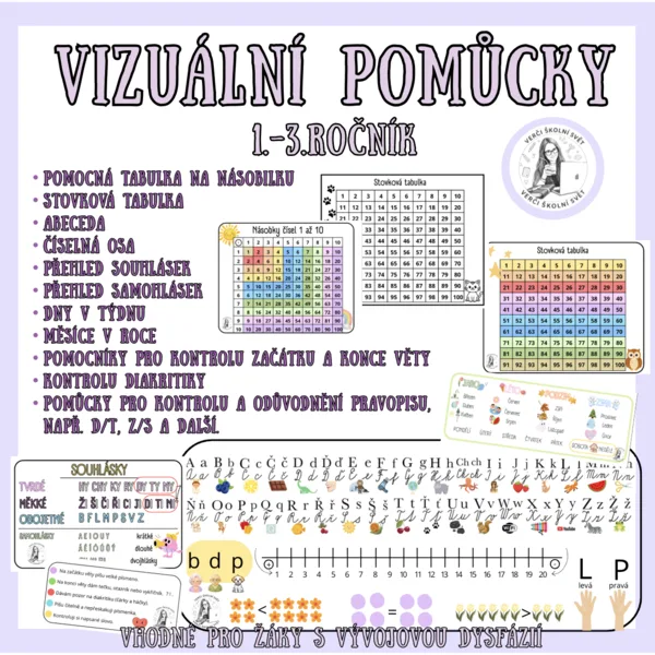 VIZUÁLNÍ POMŮCKY NA LAVICI 1