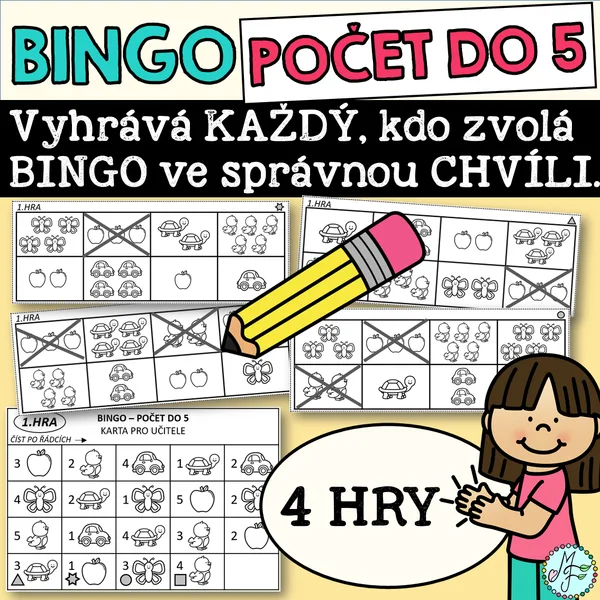 BINGO - POČET DO 5 1