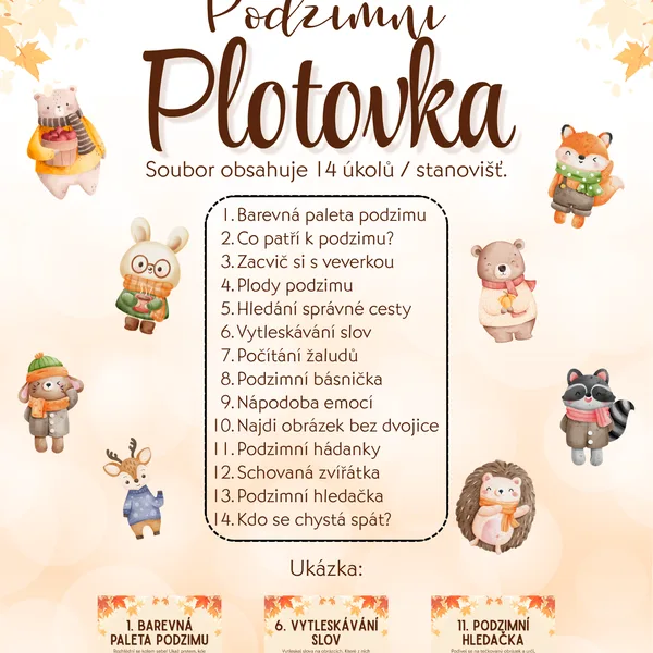 Podzimní plotovka / stezka 1