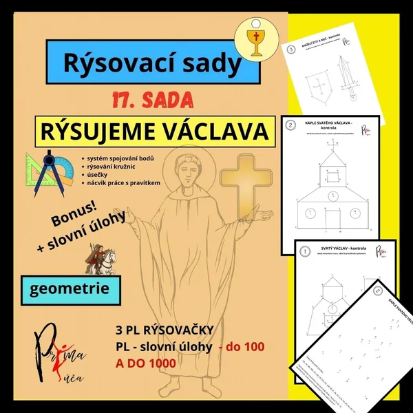 RÝSOVÁNÍ - DALŠÍ SADA - 17 - SVATÝ VÁCLAV 1