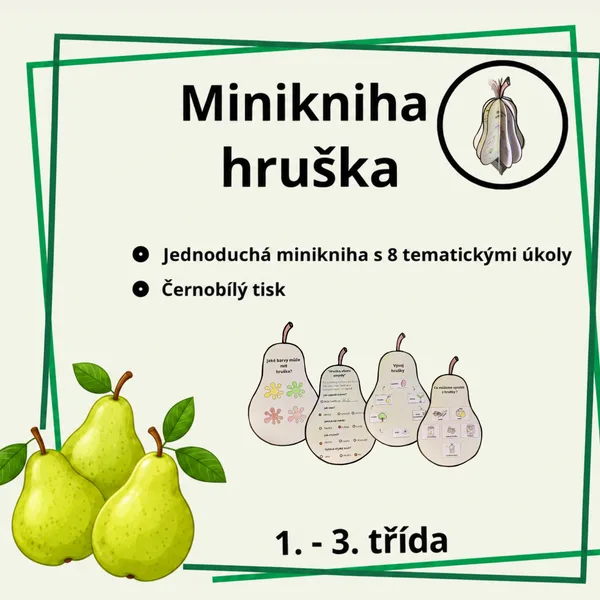 Minikniha - hruška 1