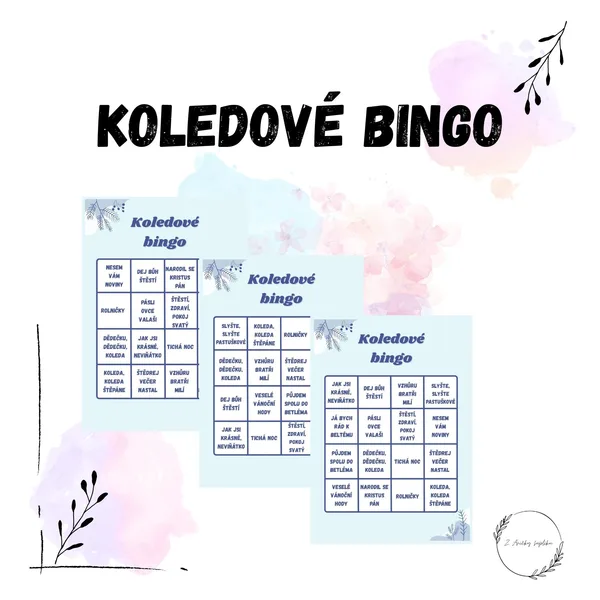 Koledové bingo 1