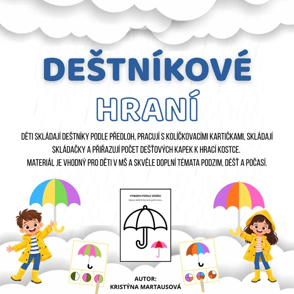 Deštníkové hraní - Soubor aktivit 🌧️☔ 1