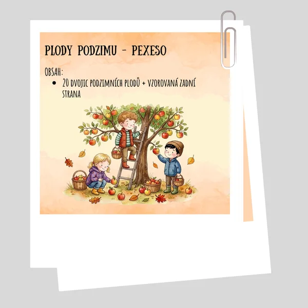 Pexeso - Plody podzimu 1