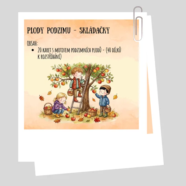 Skládačky - Plody podzimu 1