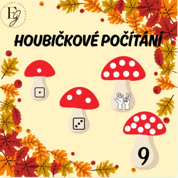Houbičkové počítání 1