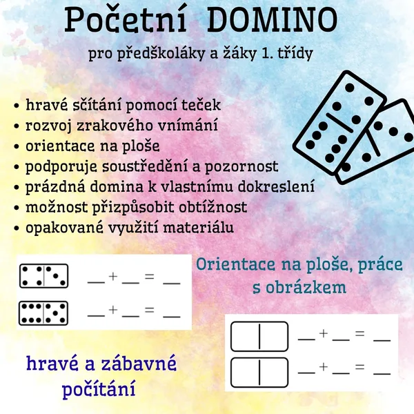 Matematické početní domino 1