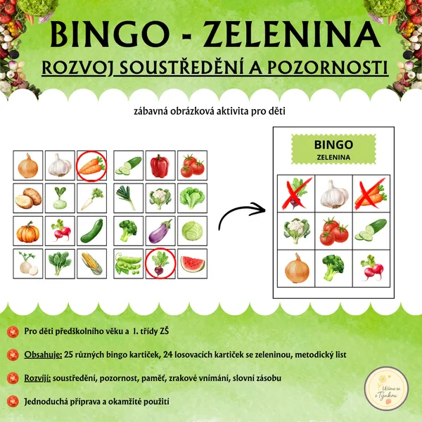 BINGO - ZELENINA 1
