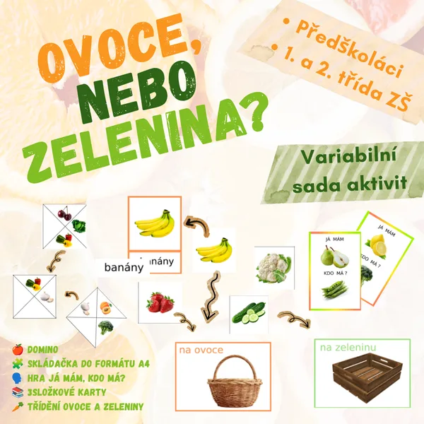 Ovoce, nebo zelenina? 1