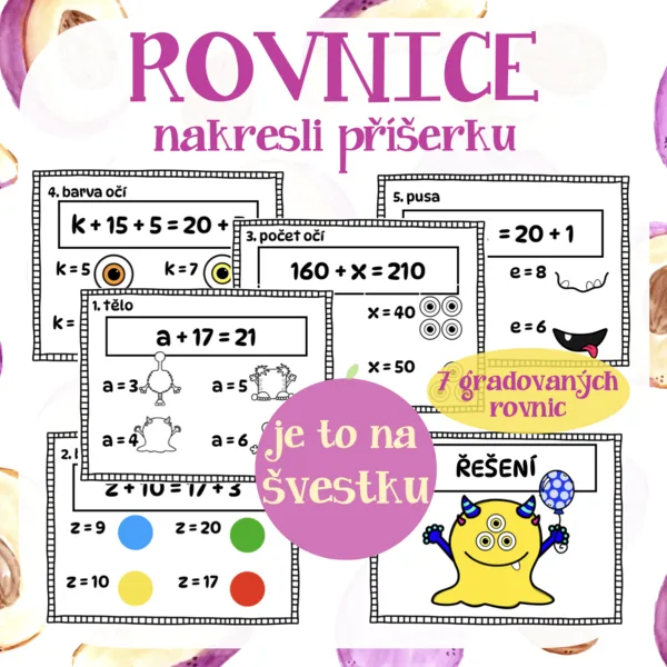 Rovnice - nakresli si příšerku 1