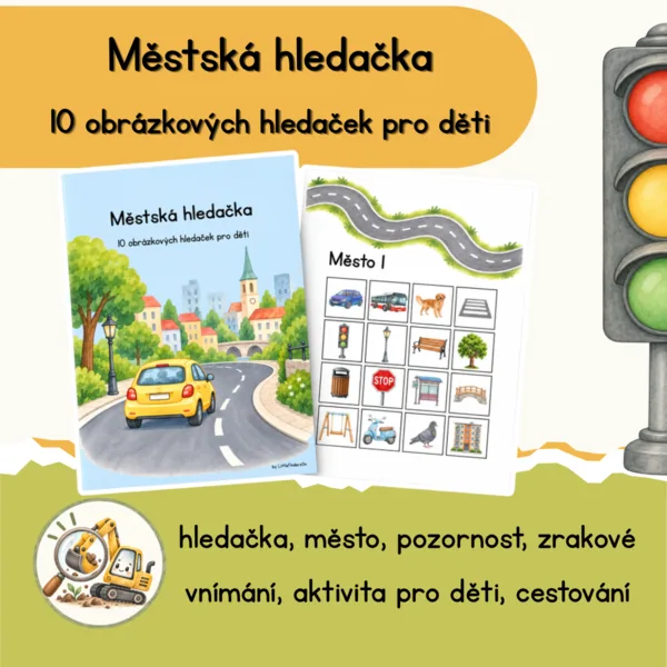 Městská hledačka – 10 obrázkových hledaček pro děti 1