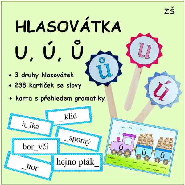 HLASOVÁTKA - U, Ú, Ů 1